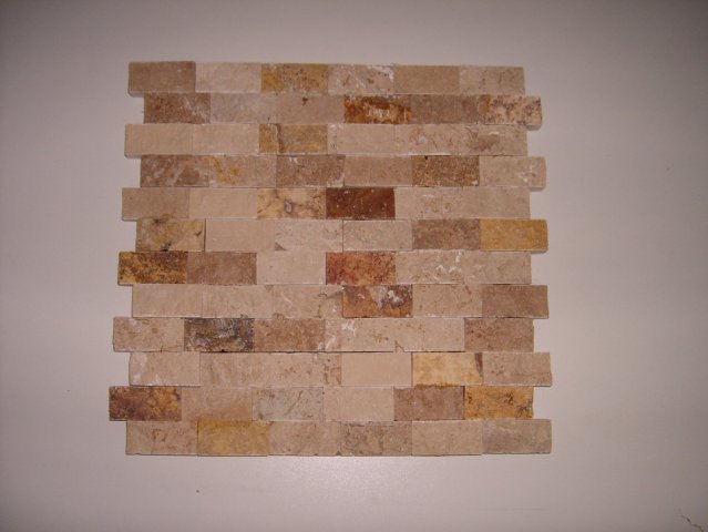 mozaic pe plasa  mixt  natur 48x24x12cm 30x30